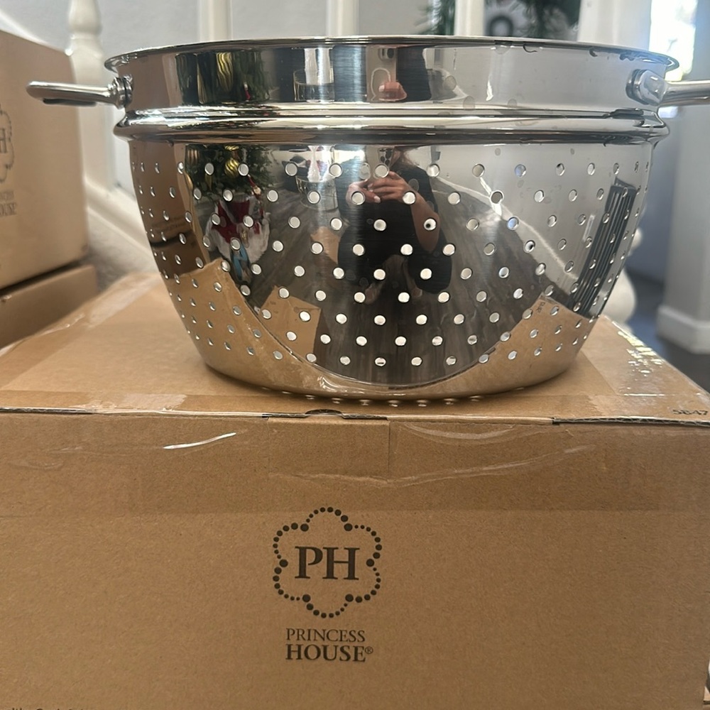 COPY - COPY - Princess house healthy cook 10”/6 Qt steamer colander